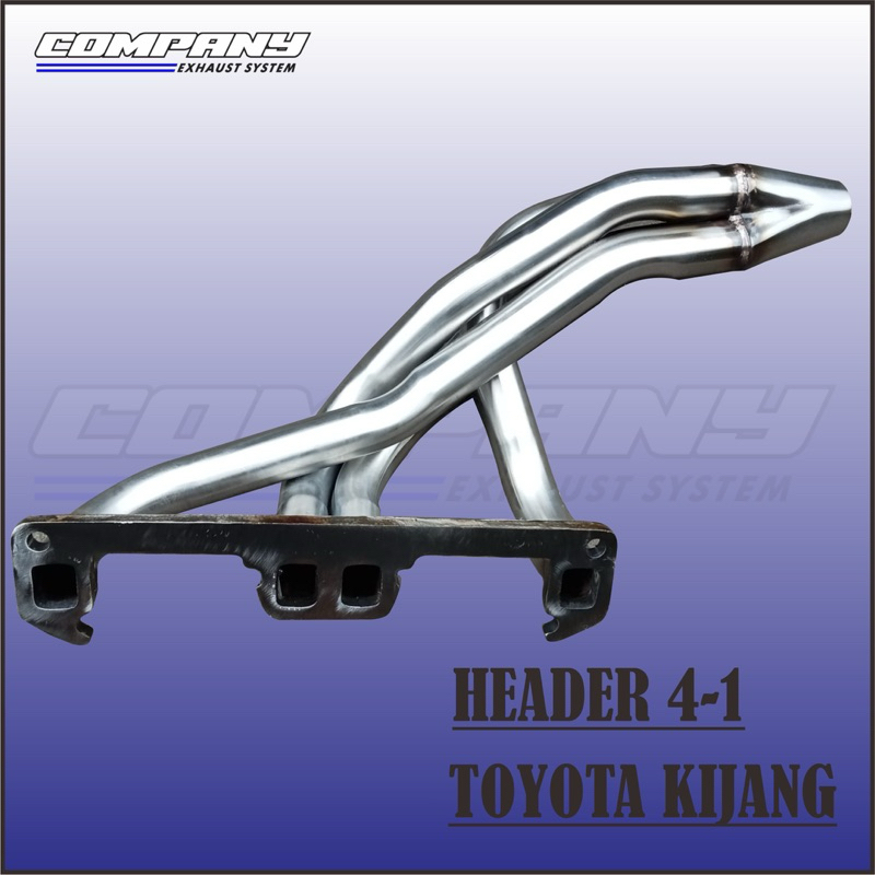 KNALPOT MOBIL BAGIAN HEADER 4-1 TOYOTA KIJANG SUPER ORIGINAL COMPANY_EXHAUST