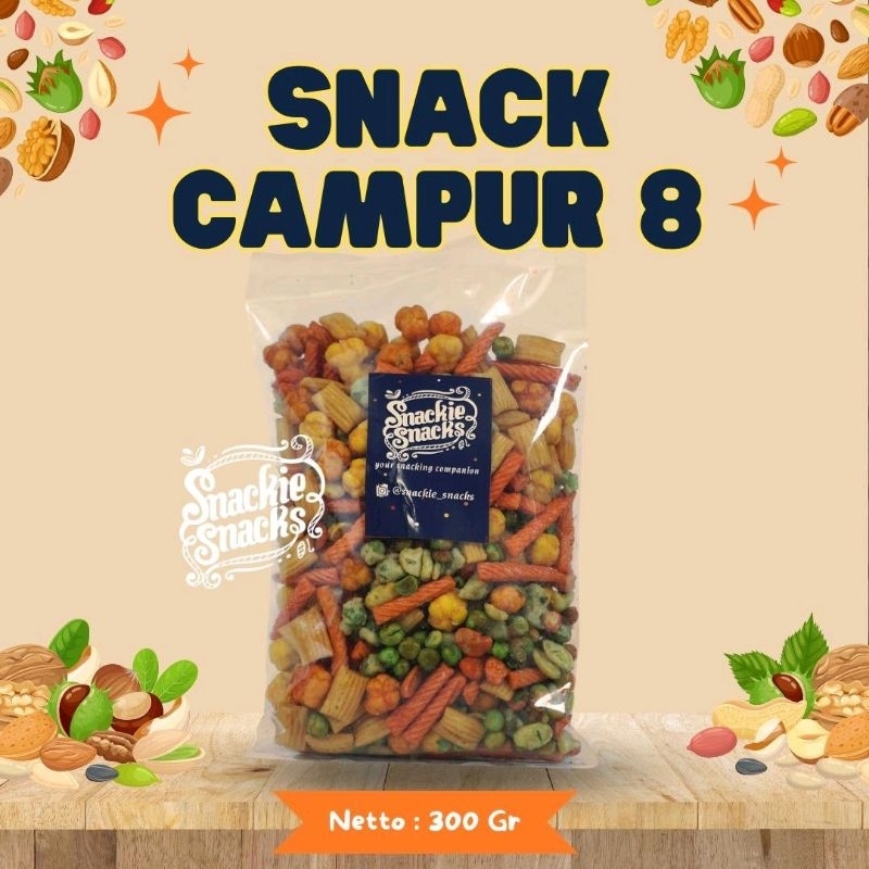 

[SNACKIESNACK] SNACK CAMPUR 300 G CEMILAN MIX