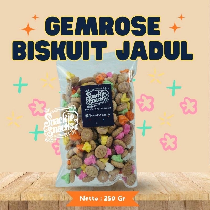 

[SNACKIESNACK] GEMROSE BISKUIT JADUL 250 GR / MANIS ENAK HALAL