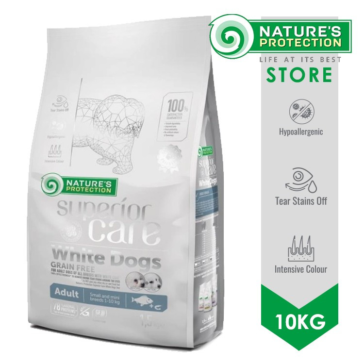 Nature Protection White Dog Adult Whitefish 10kg Nature's Protection