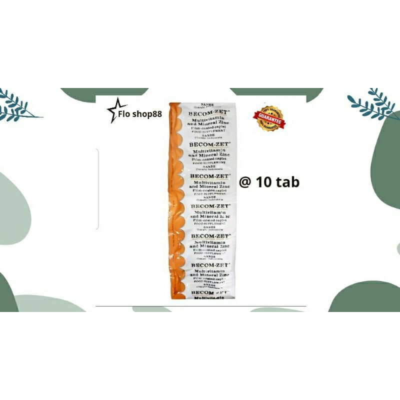 A - BECOM ZET / BECOM ZET MULTIVITAMIN / BECOM ZET MULTIVITAMIN DAN MINERAL ZINC / BECOM ZET ZINC / 
