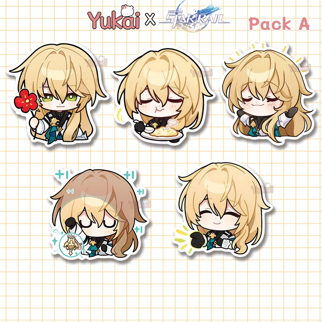

Stiker Pack Luocha Honkai Star Rail (HSR) Premium, Sticker Anime Waterproof