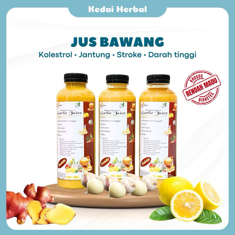 

Jus Bawang Rendah Madu Khusus Diabetes