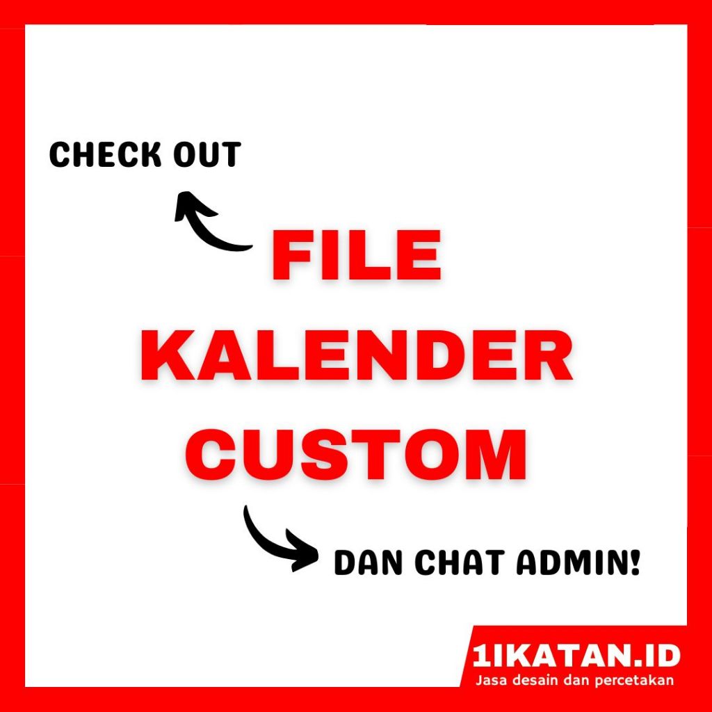 

File Kalender Custom CDR/File tanggalan