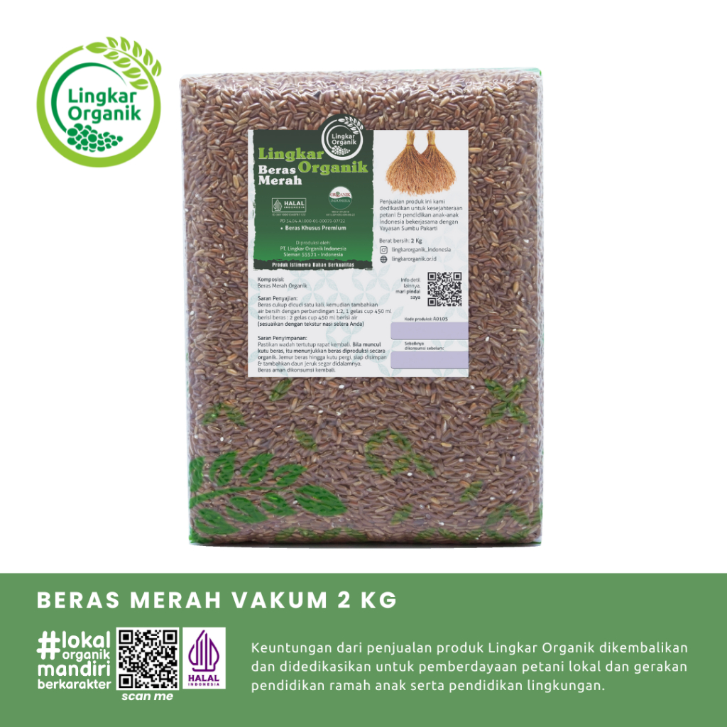 

Lingkar Organik Beras Merah Organik 2kg