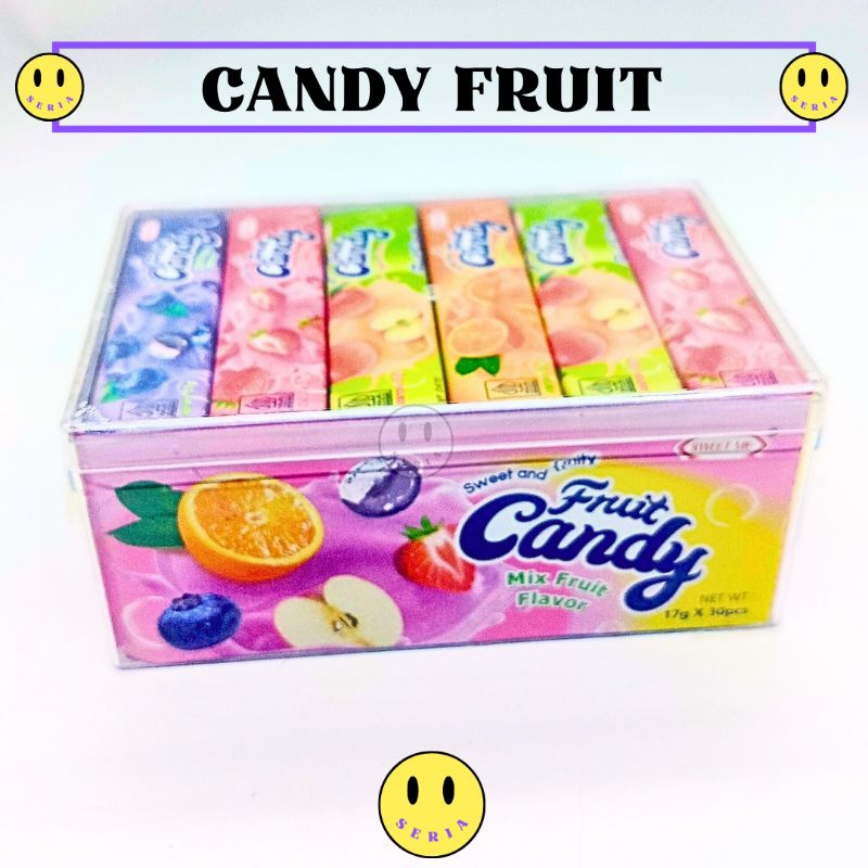 

SWEET ME PERMEN LUNAK MIX FRUIT BOX/FRUIT CANDY ISI 30 PCS