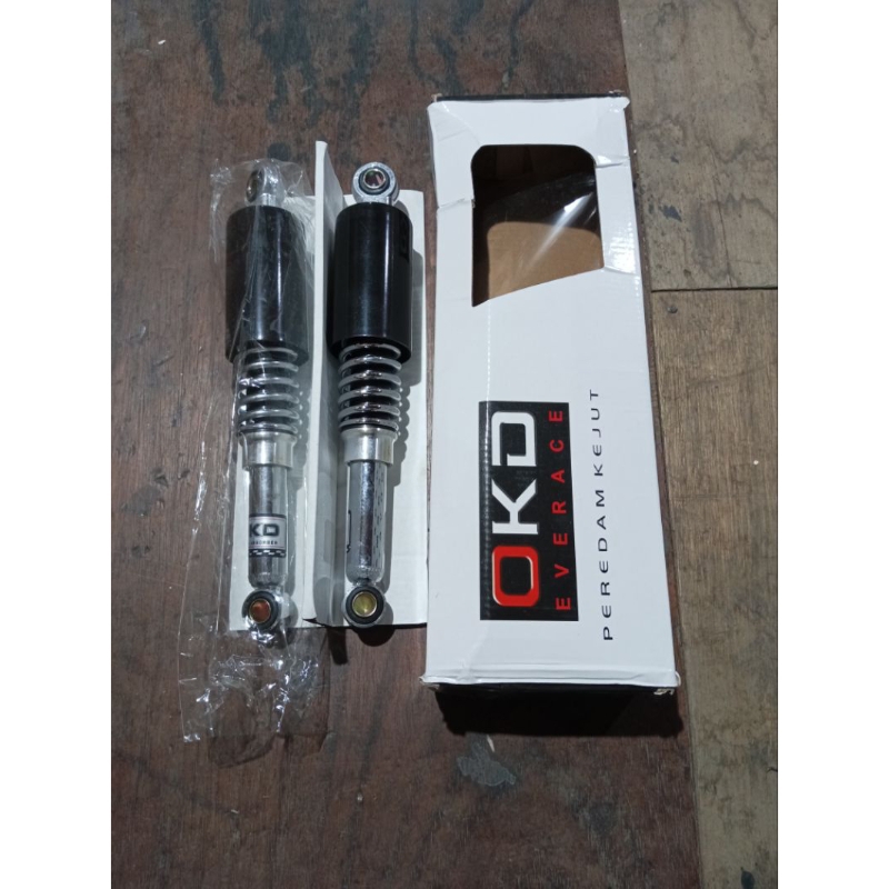 shockbreaker hitam/croom honda CB100 okd