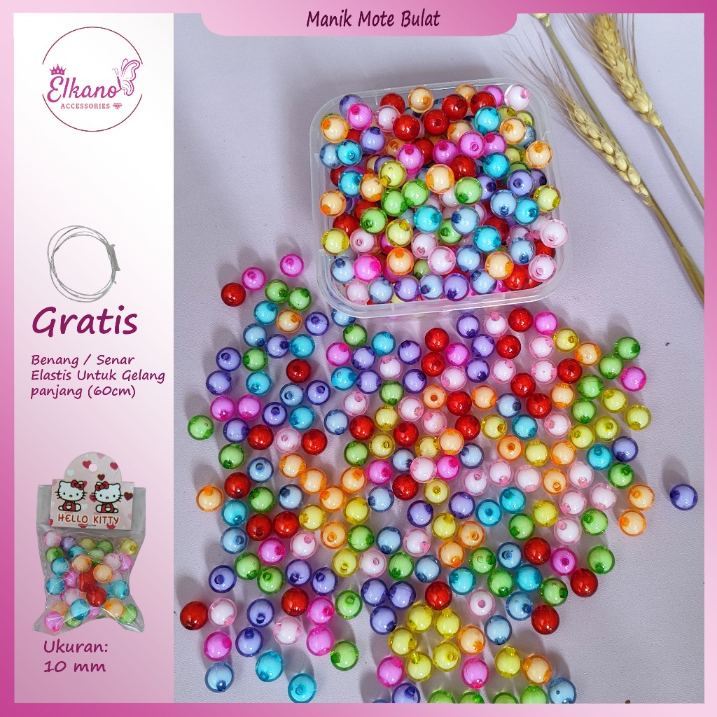 Manik Manik Mote Bulat 20 gram