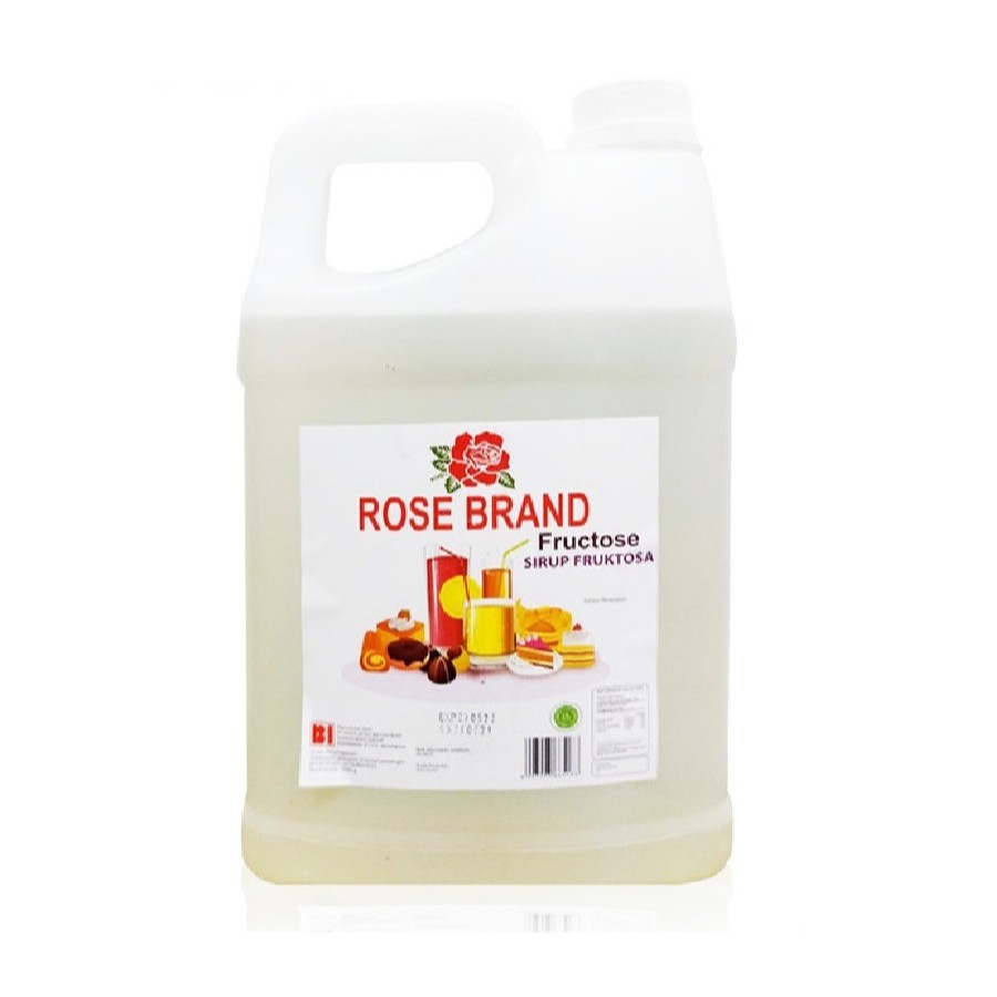 

gula cair sirup sugar fruktos fructose rose brand 5 liter