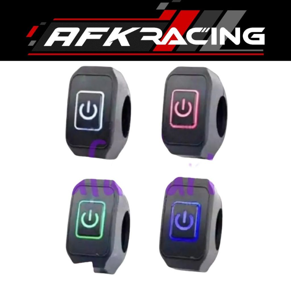 Saklar On Off Motor Lampu led power button on off led saklar stang motor adv ninja fu vixion nmax