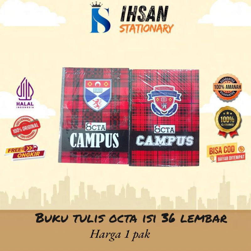 

Buku Tulis octa Campus Isi 36 Lembar (1 Pack)