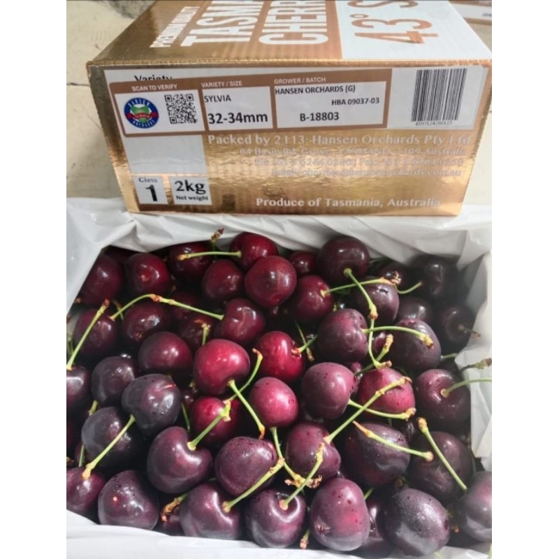 Buah buahan gift imlek tahun baru Cherry Tasmanian Jeruk Anggur Apel Wokam Muscat Papagan Dekopon Po