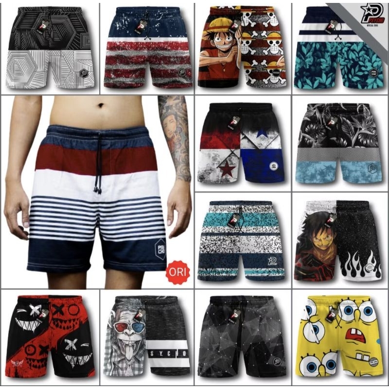 BOXER DEWASA MOTIF KARAKTER ANIME