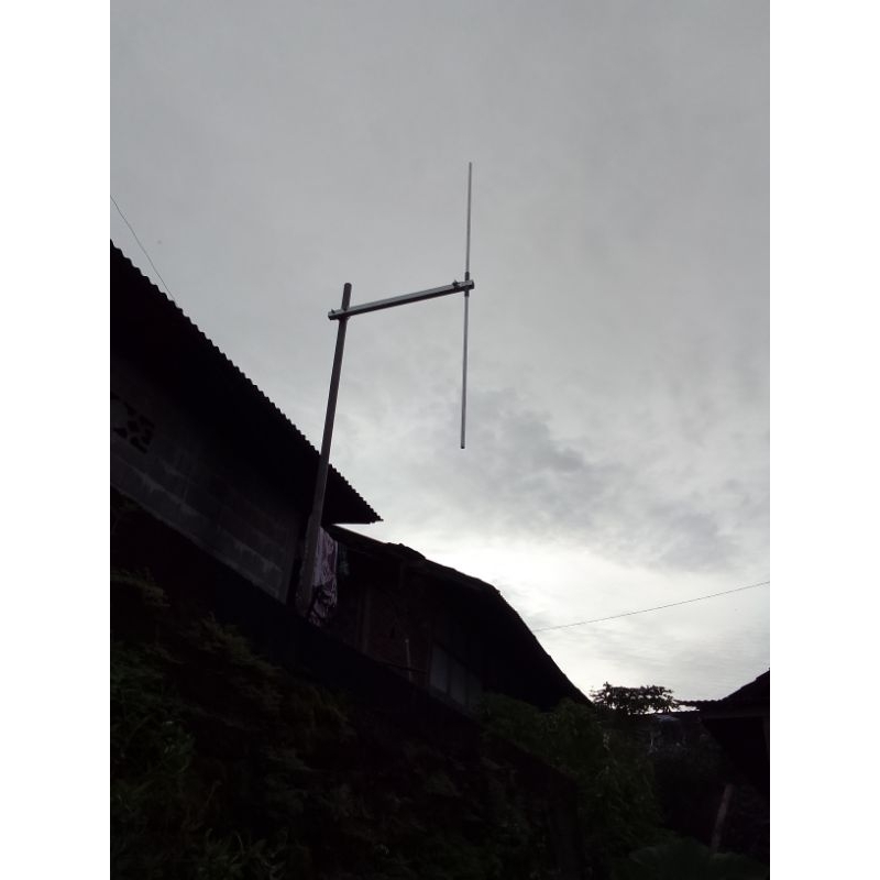 Antena open dipole untuk pemancar fm dan 2m/ht vhf