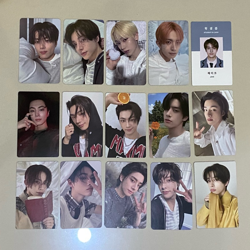 ready ina photocard pc jake sunoo heeseung jay ni-ki white midnight daydream id card romance untold 