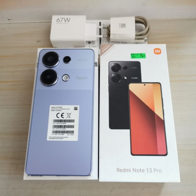 Redmi NOTE 13 PRO 4G ram 8GB 256GB Bekas - Garansi Resmi - second