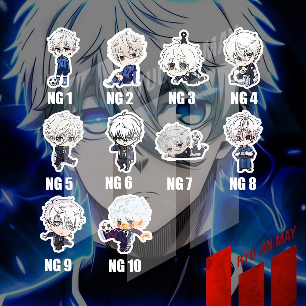 Sticker Anime - Blue Lock - Seishiro Nagi