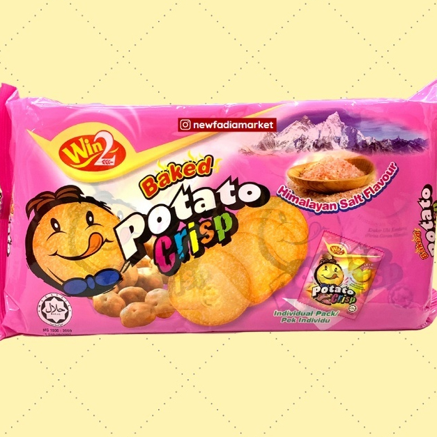 

[HALAL] Win2 Baked Potato Crisp Himalayan Salt Flavour 120gr