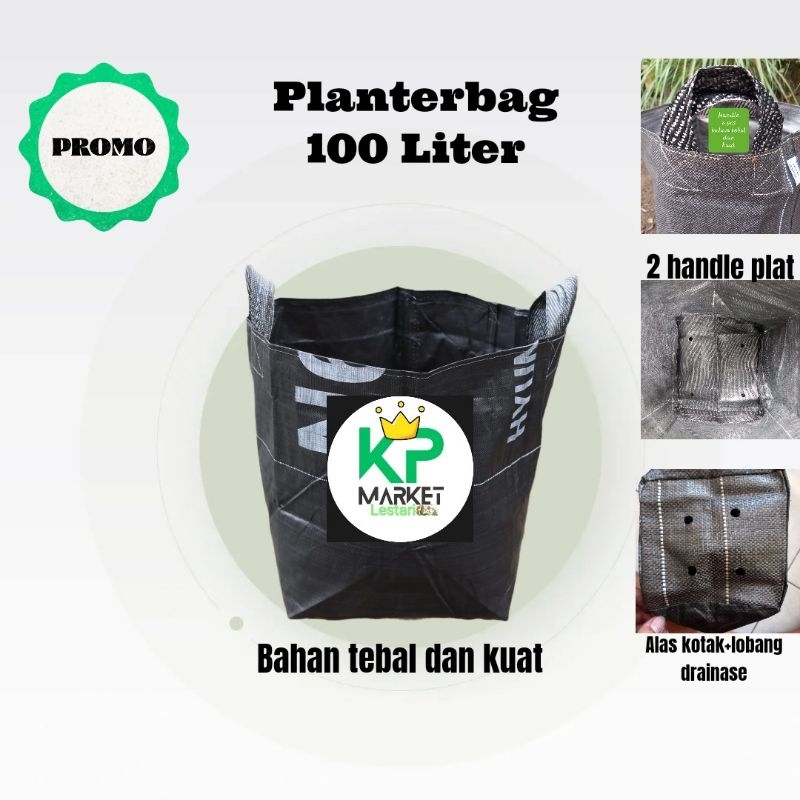 Planter Bag 100 Liter HITAM