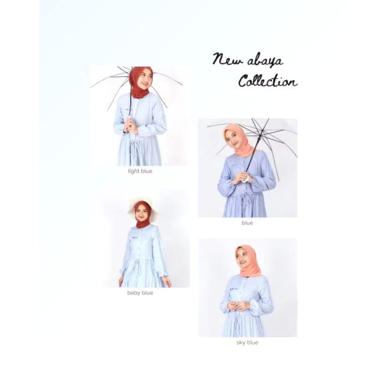 Ready stok/Abaya motif salur keren A240106 by Dannis Collection/20%