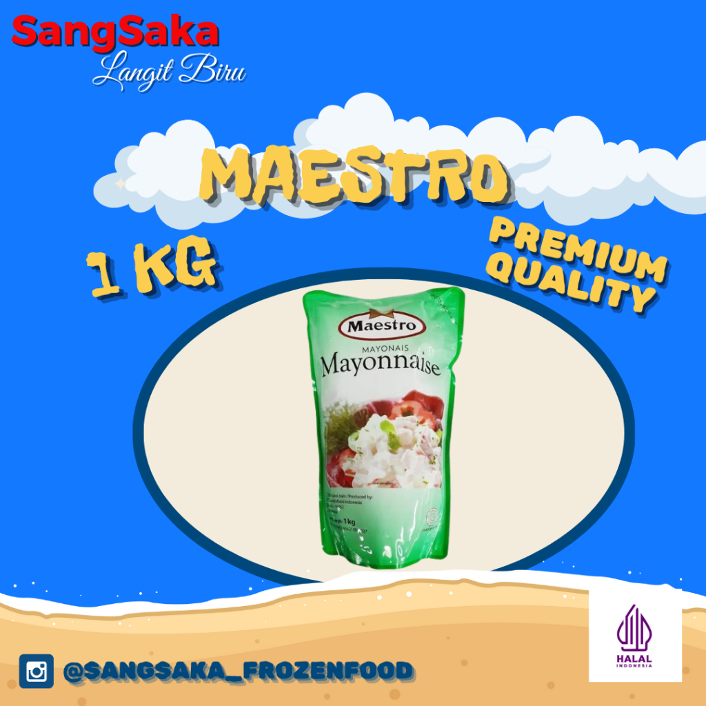 

MAESTRO MAYONAISE BERAT 1 KILO / 1000 GRAM