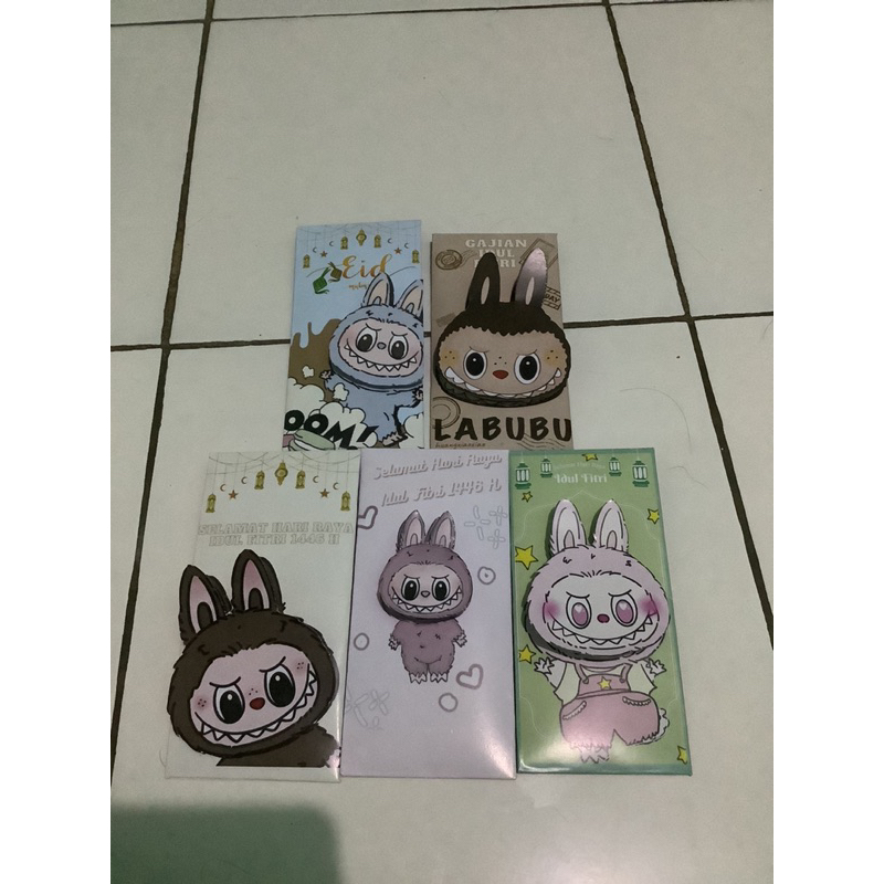 

Amplop / THR Lebaran Gambar Labubu 3D Timbul Tahun 2025