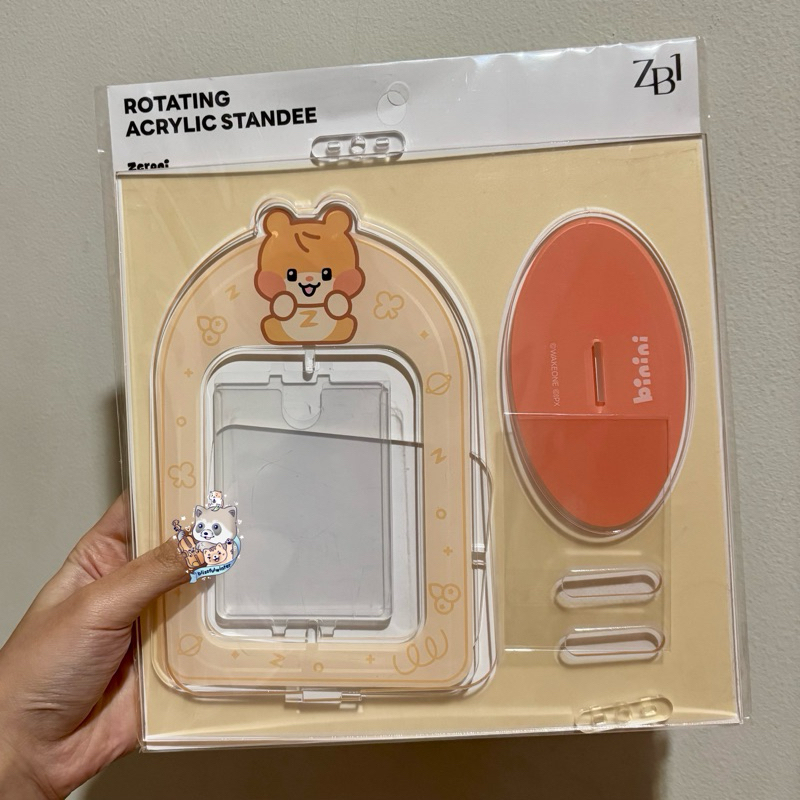 [BOOKED] ZEROBASEONE ZB1 x LINE FRIENDS ZERONI ROTATING ACRYLIC STANDEE BININI