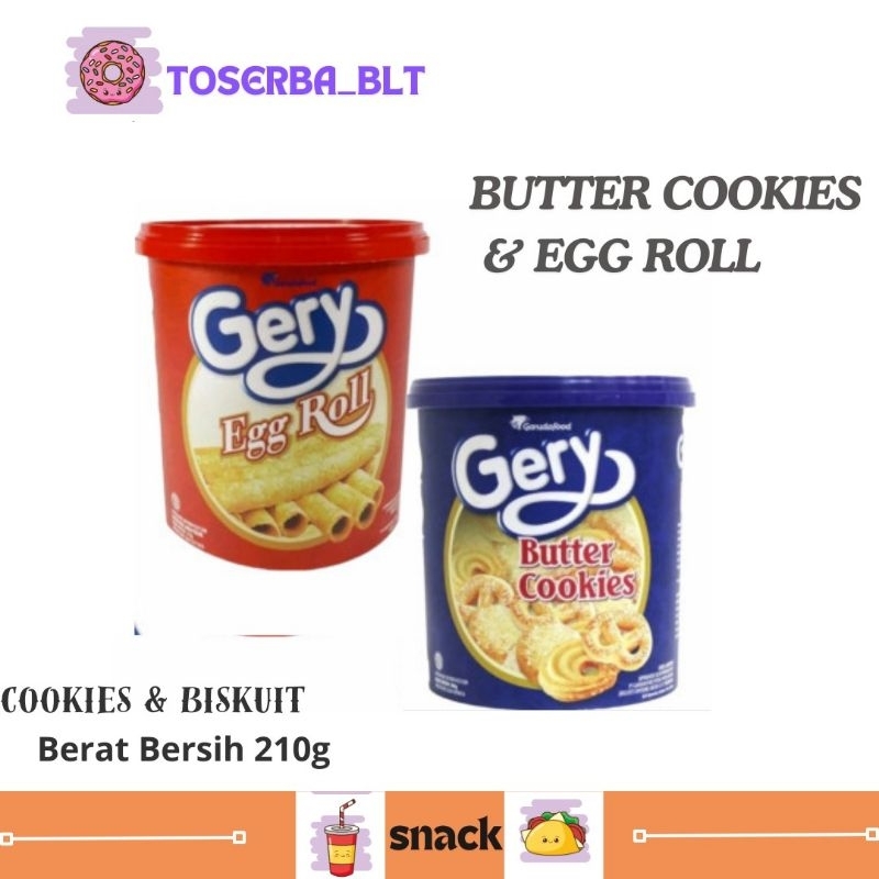 

Gery Egg Roll/Gery Butter Cookies/Toples 210g