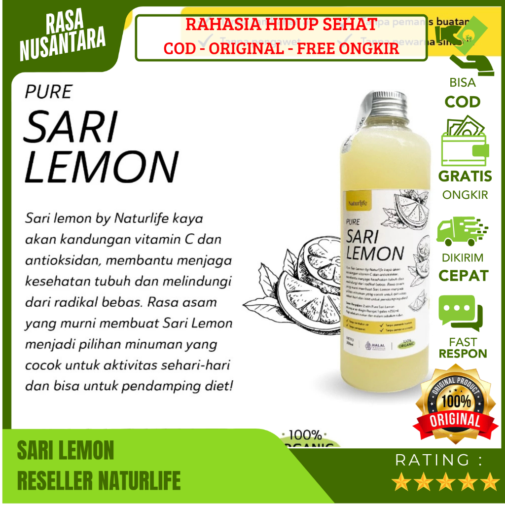 

NATURLIFE SARI LEMON ( GRATIS ONGKIR ) Sari Lemon Fress Murni 250ML & 500ML Untuk Pengurus Badan Langsing Detoks Sari Lemon Asli 100% Untuk Diet Bukan Nutrifarm Jus Diet Alami Pure Lemon Water Healthy Drink Bukan Dari Bumi