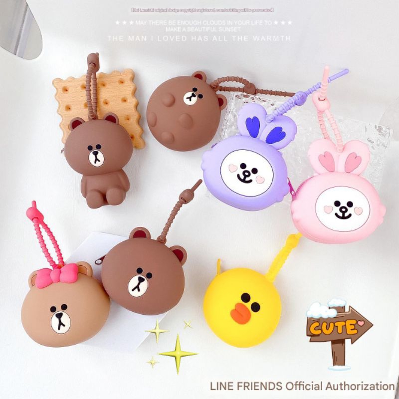 LINE FRIENDS Dompet Koin Original