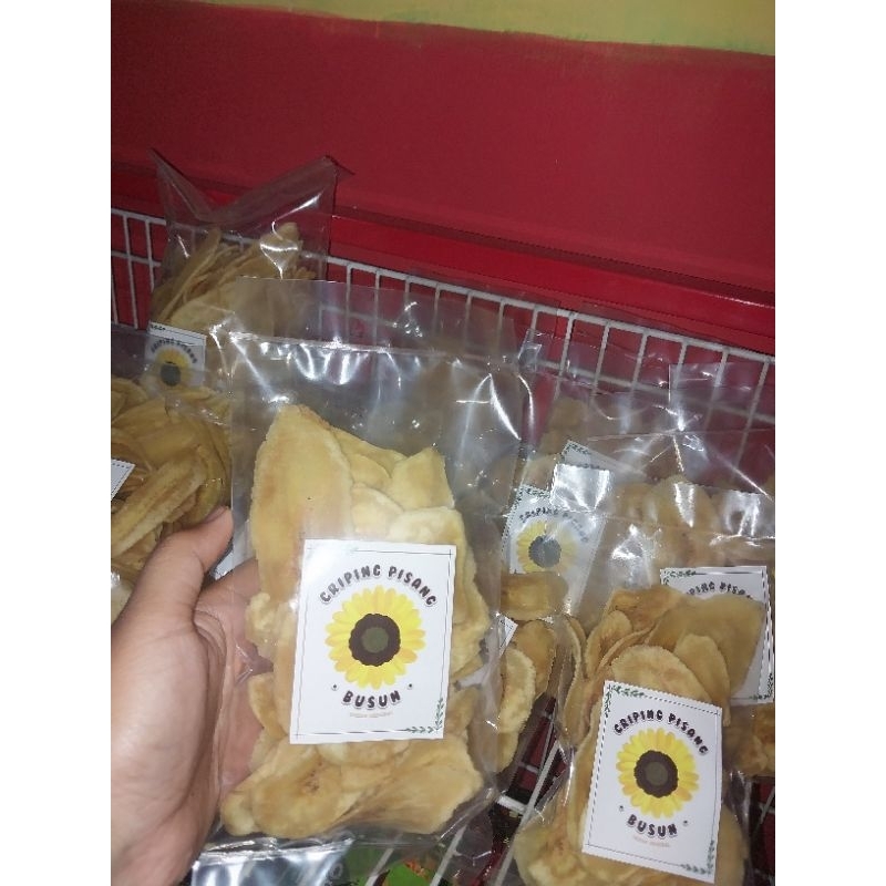 

criping pisang varian manis