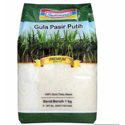 

Gula Pasir Premium Putih Indomaret/ROSE BRAND 1 Kg Gula Jawa Timur