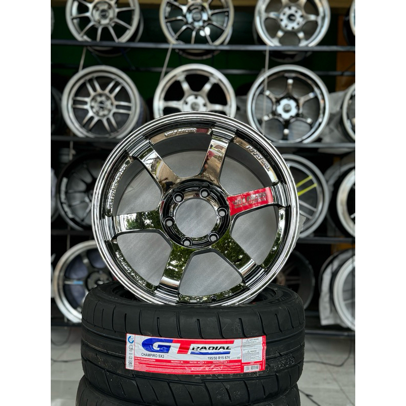 te37 black chrome spek fortuner pajero