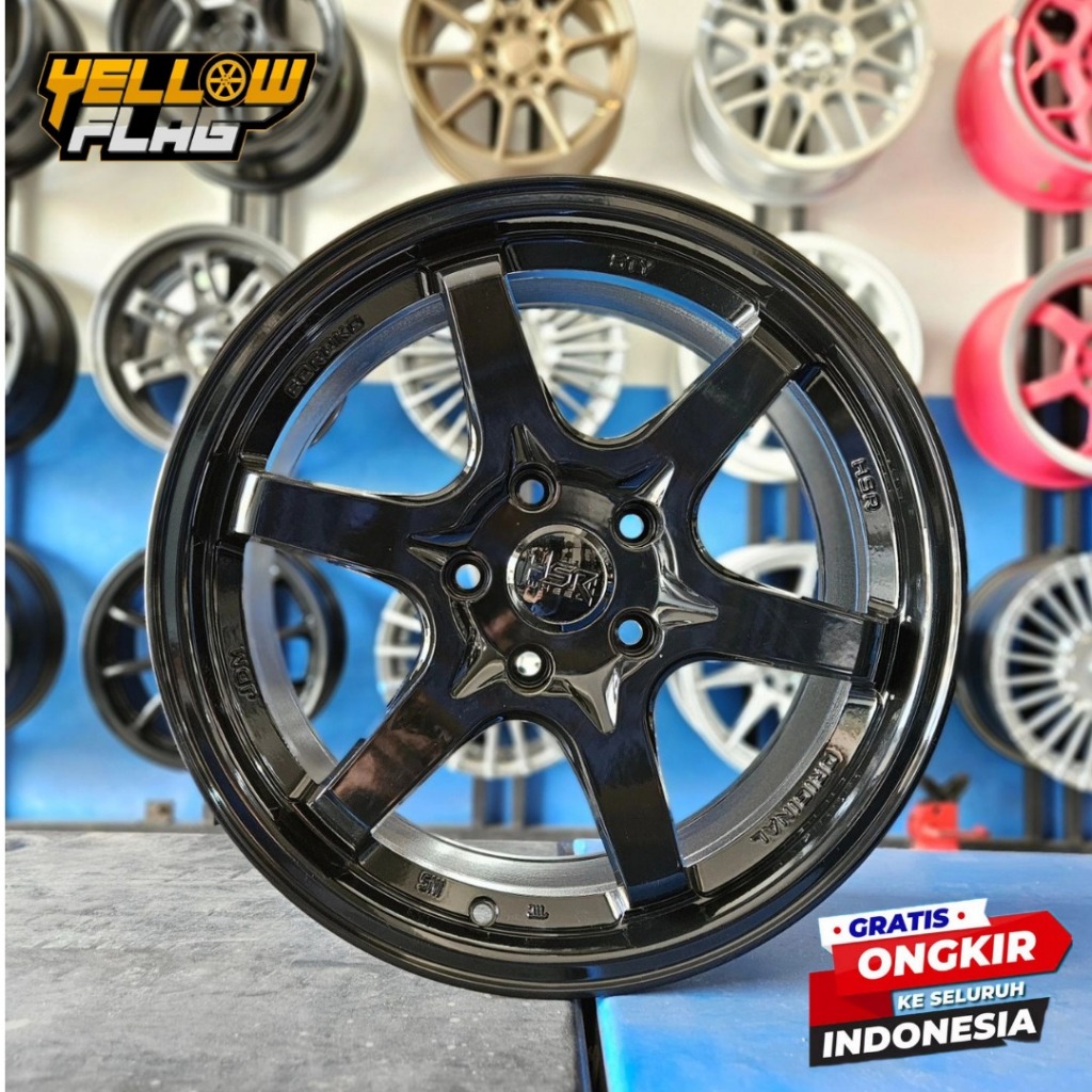 VELG RACING TE37 RING 17X7,5 PCD 5X114,3 FOR INNOVA XPANDER CIVIC MAZDA DL RING 17 TERMURAH
