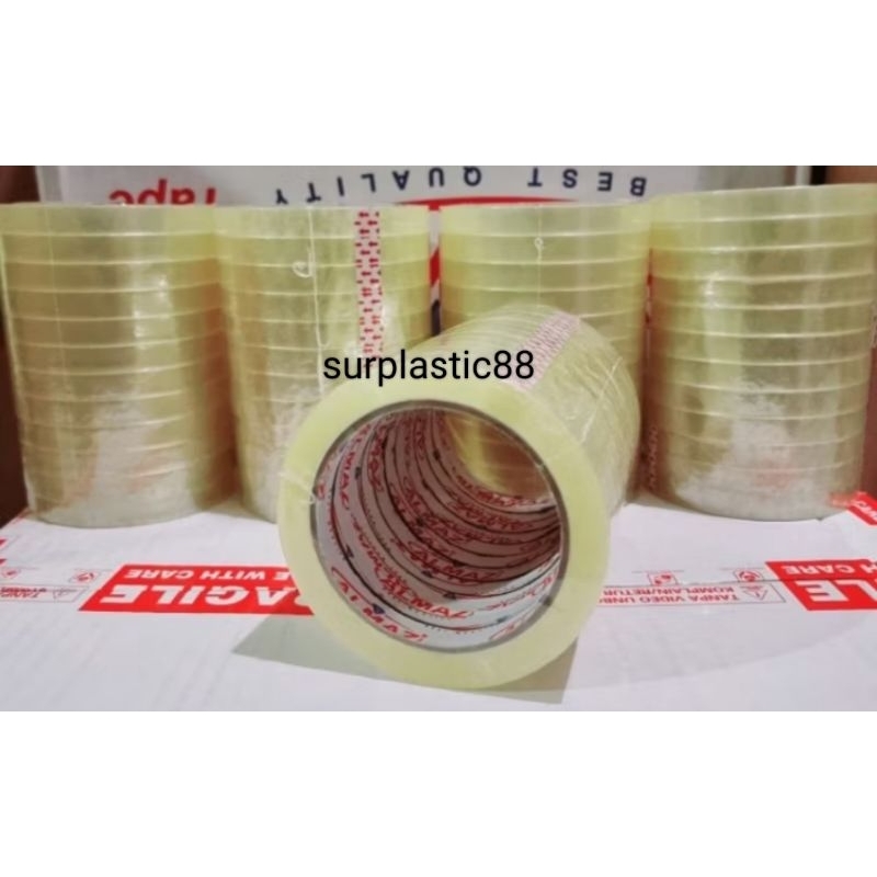 

Isolasi Lakban Bening 1/2 inci 100yard harga per roll