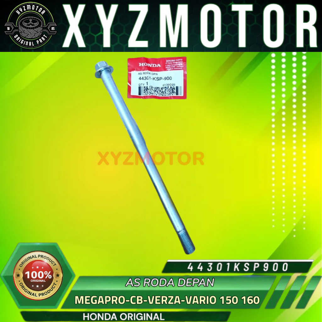 AS RODA DEPAN MEGA PRO NEW CB150 VERZA VARIO 160 VERZA 150 AHM 44301-KSP-900