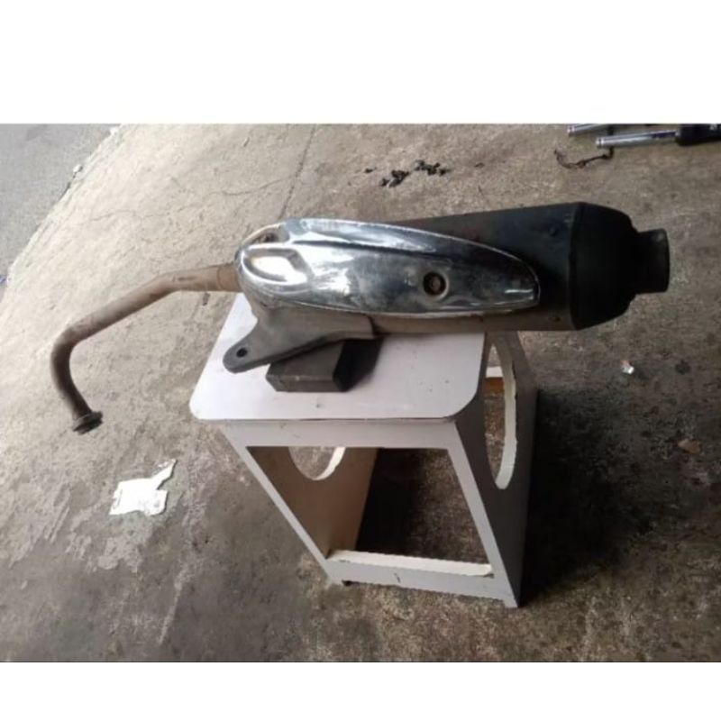 Kenalpot/knalpot standar mio sporty, fino karbu original