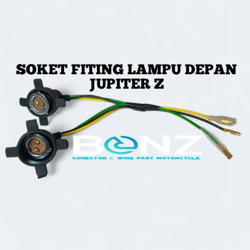Piting lampu depan jupiter z1 jupe robot new soket kabel lampu doble Jupiter new