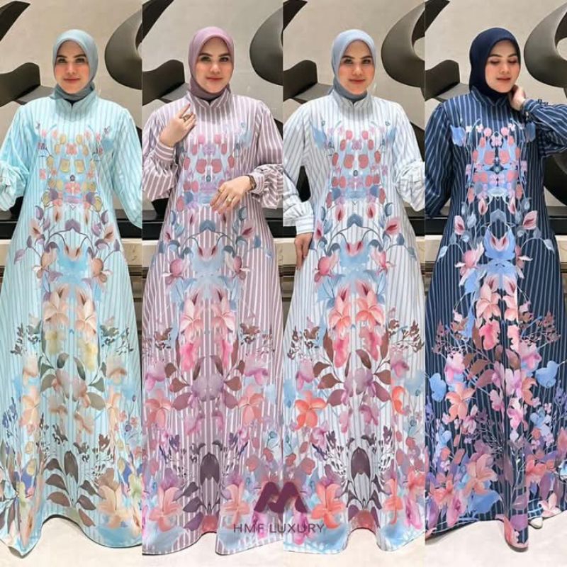 KIRANA DRESS BY HMF LUXURY GAMIS TERBARU ORIGINAL