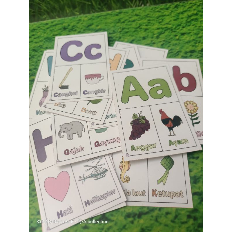Flashcard belajar/kartu belajar/belajar