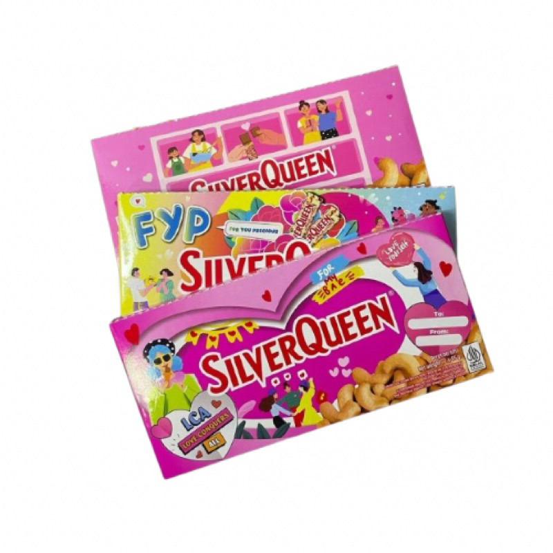 

Silverqueen Isi 2pcs/ Silverqueen Bundling/ Silverqueen Spesial Pack/ Silverqueen Valentine/ Cokelat Silverqueen