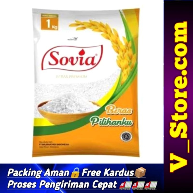 

Beras SOVIA 1Kg Beras Premium Kemasan Pabrik Bukan Kemasan Repack