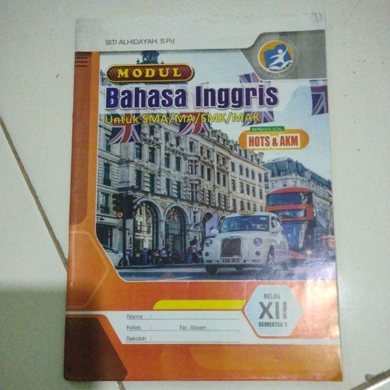 LKS Bahasa Inggris kelas 12 kurikulum k13 semester 2