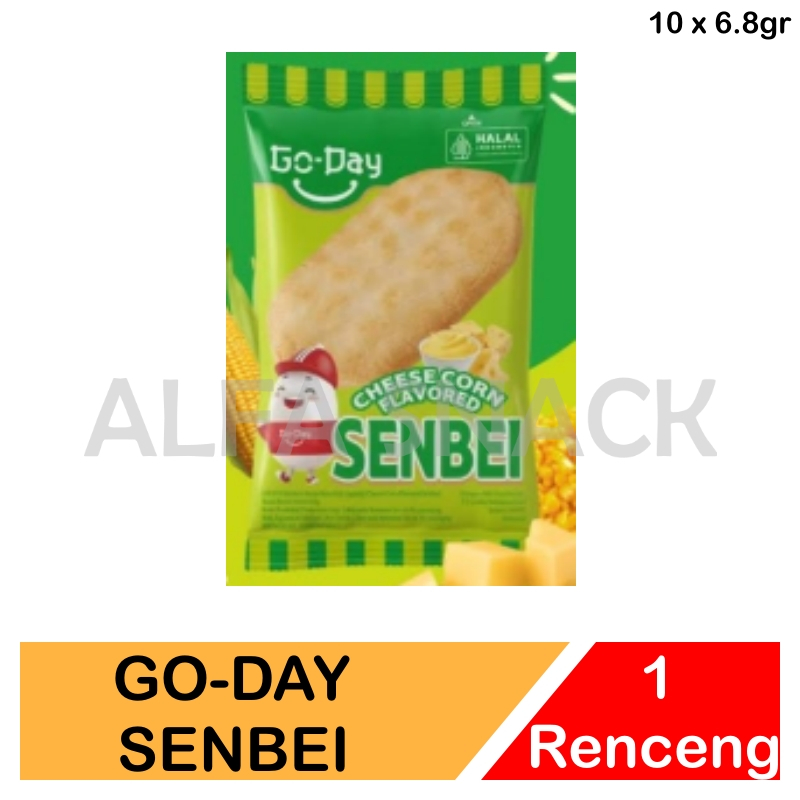 

Go Day Senbei Rice Crackers Cheese Corn