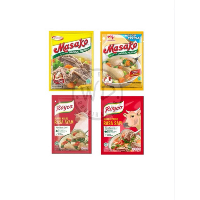 

Royco/Masako Penyedap Rasa Ayam/Sapi 220/250g