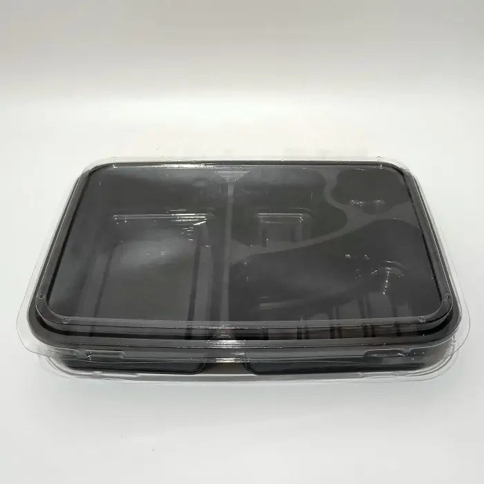 MIKA BENTO 4 SEKAT BINTANG ISI 50PCS | TRAY MIKA BENTO 4 SEKAT BINTANG