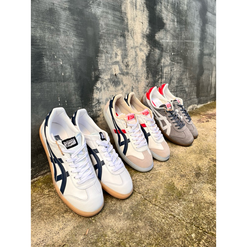 Sepatu Sneakers Hitam Putih - Sepatu Onitsuka Tiger Tokuten - Sneakers Casual Pria Wanita