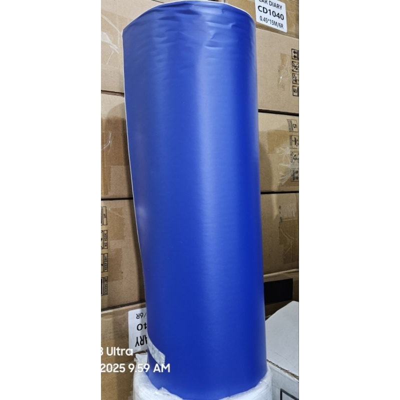 skotlet biru tua doff lebar 40cm