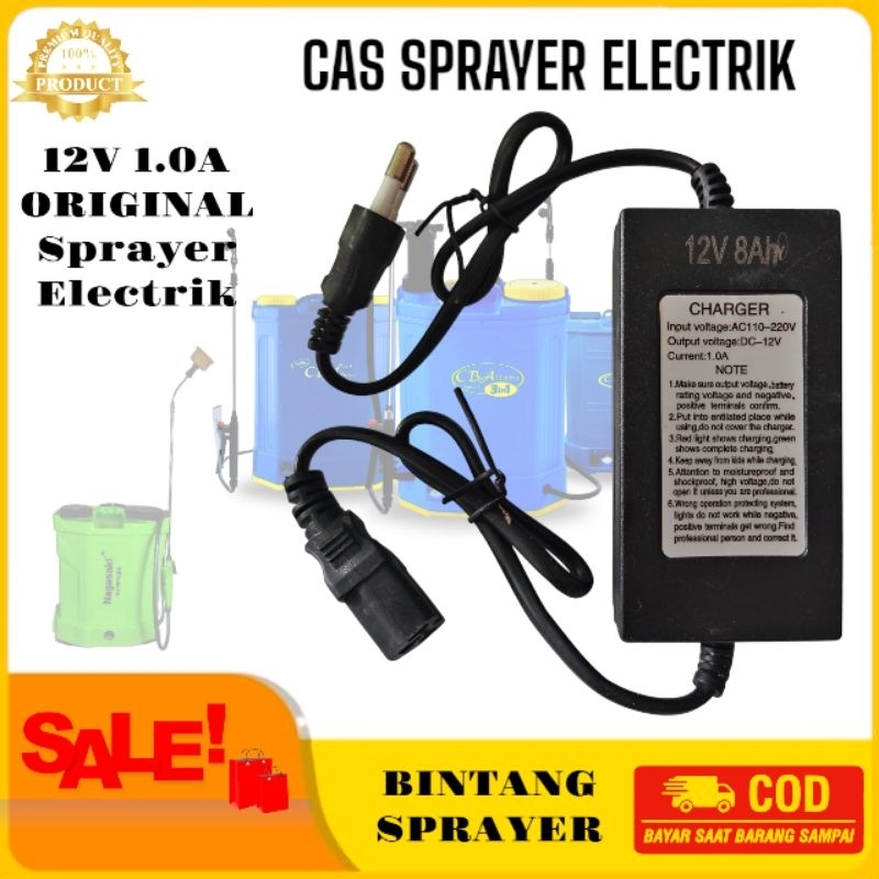 Cas charger sprayer electrik original bawaan sprayer CBA NAGASAKI SWAN NAGASAKI OSSO CHOTA NAGAWA PR