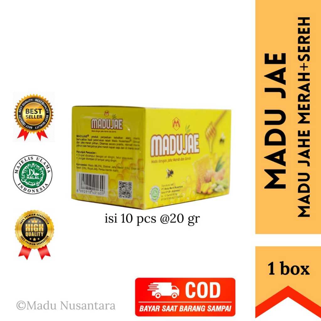

MADUJAE NUSANTARA (MADU DENGAN JAHE MERH DAN SEREH)